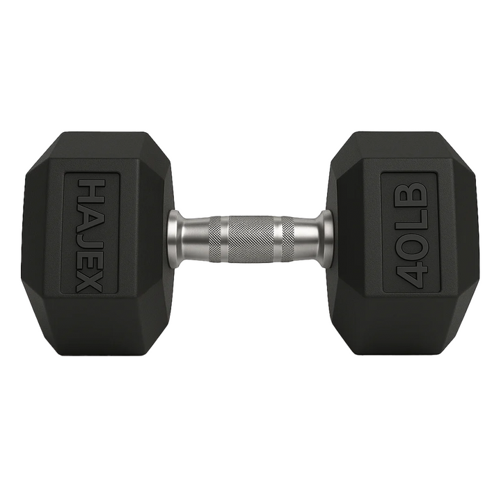 Rubber Hex Dumbbells in Canada (2.5 to 120 LB)