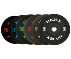 Disques bumper olympiques HAJEX – 10, 15, 25, 35, 45, 55 lb