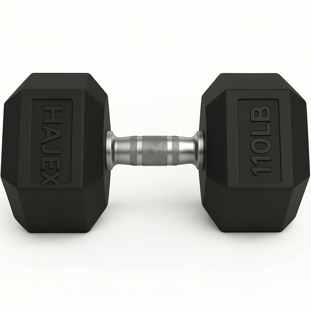 Rubber Hex Dumbbells in Canada (2.5 to 120 LB)