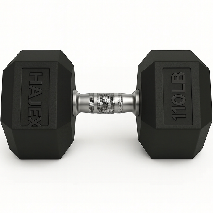 Rubber Hex Dumbbells in Canada (2.5 to 120 LB)