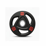 HAJEX black rubber Olympic grip weight plates