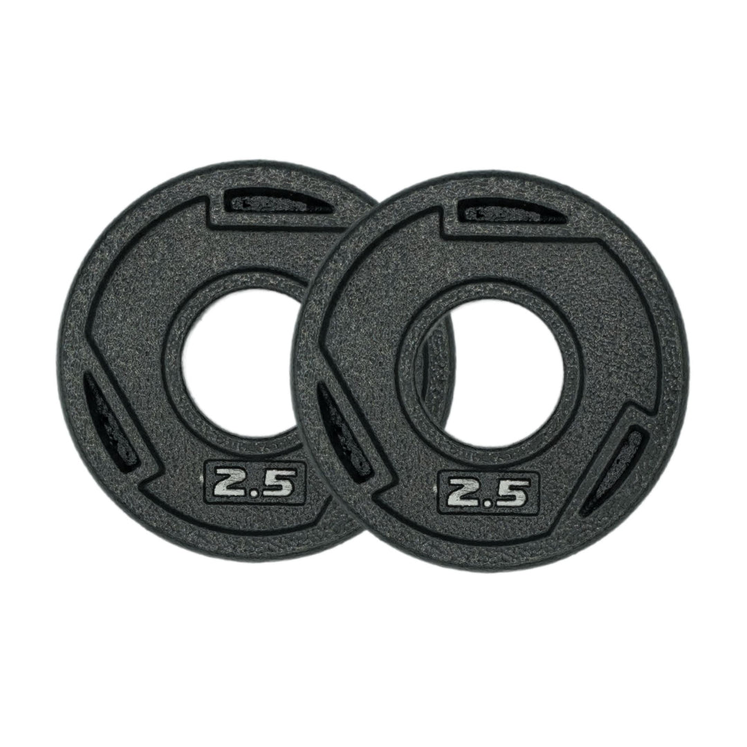 HAJEX Tri Grip Cast Iron Weight Plate Stacks with Bars 1"& 2"