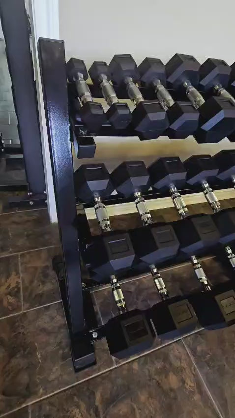 Rubber Hex Dumbbells in Canada (2.5 to 150 LB)