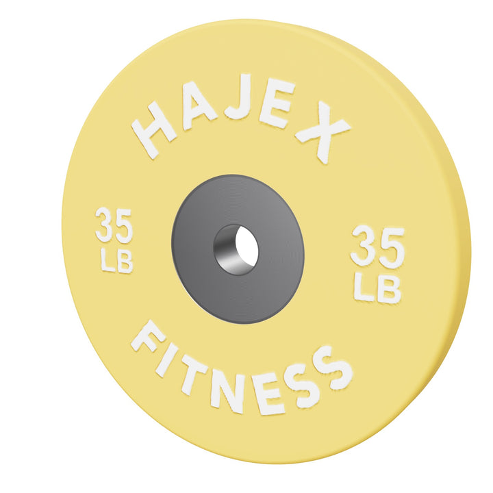 HAJEX Competition Steel Hub Bumper Plate 35 LB 3D model – rotate to view from every angle