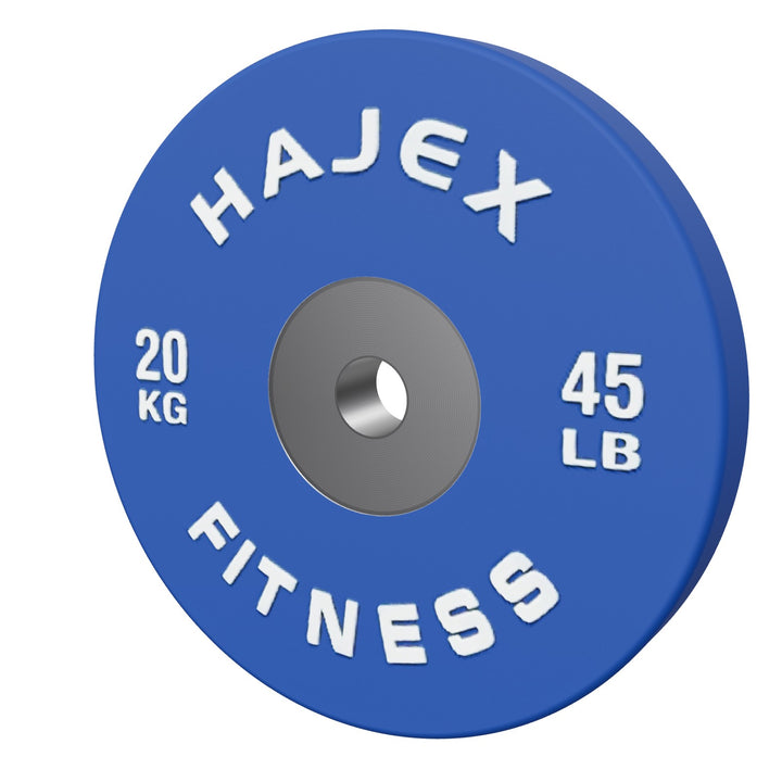 HAJEX Competition Steel Hub Bumper Plate 45 LB 3D model – rotate to view from every angle