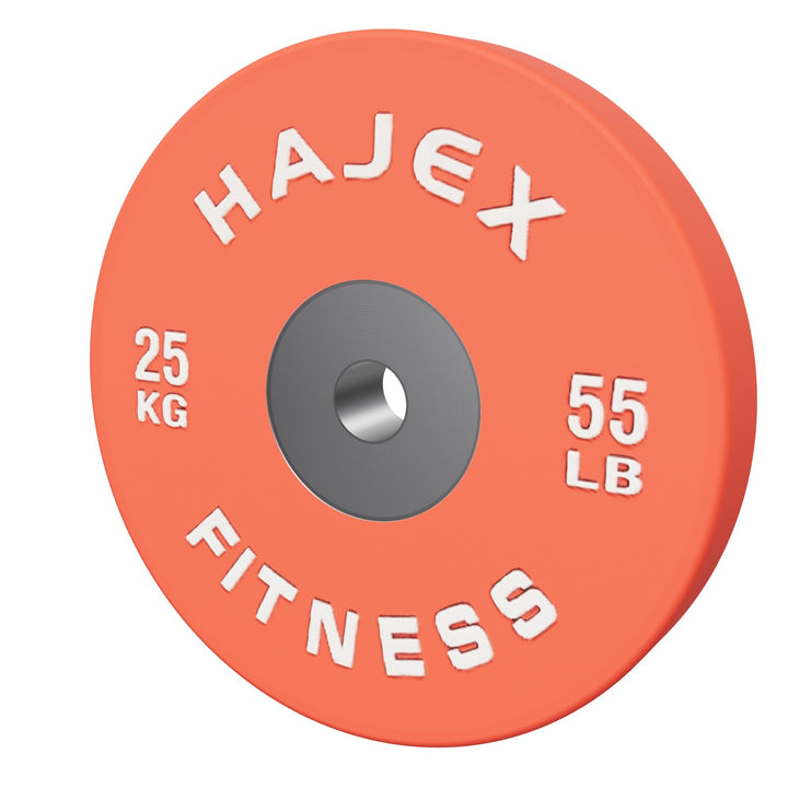HAJEX Competition Steel Hub Bumper Plate 55 LB 3D model – rotate to view from every angle