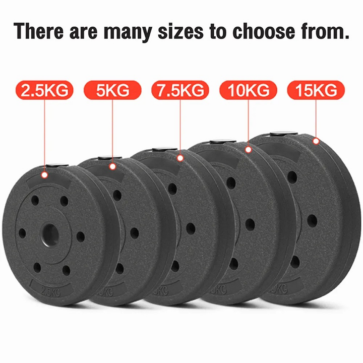 Standard & Olympic PVC Weight Plates in KG