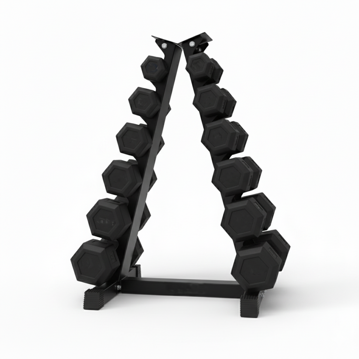 Rubber Hex Dumbbells in Canada (2.5 to 120 LB)