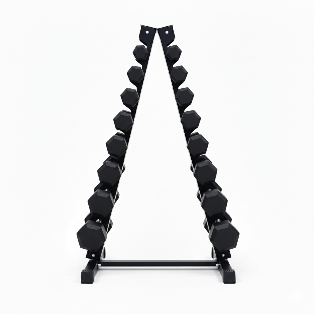Rubber Hex Dumbbells in Canada (2.5 to 120 LB)