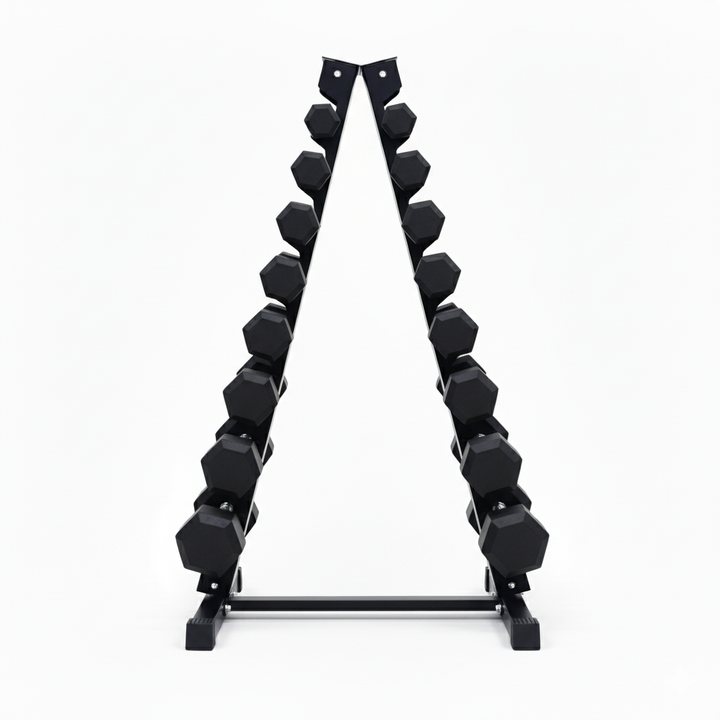 Rubber Hex Dumbbells in Canada (2.5 to 120 LB)