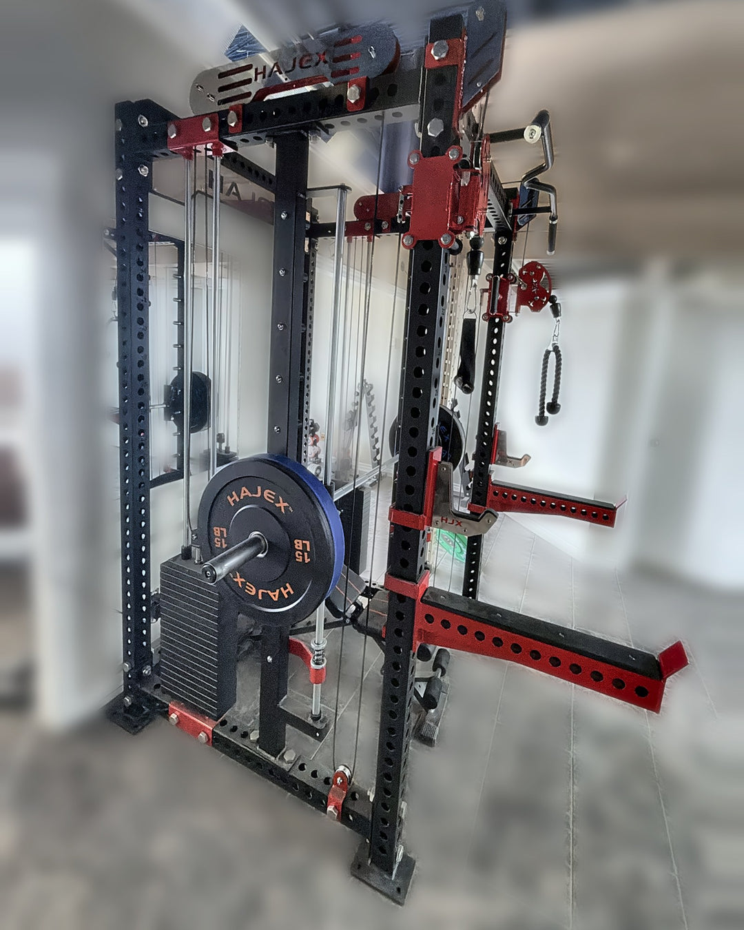 HAJEX Smith Machine X3 set up in our Montreal store