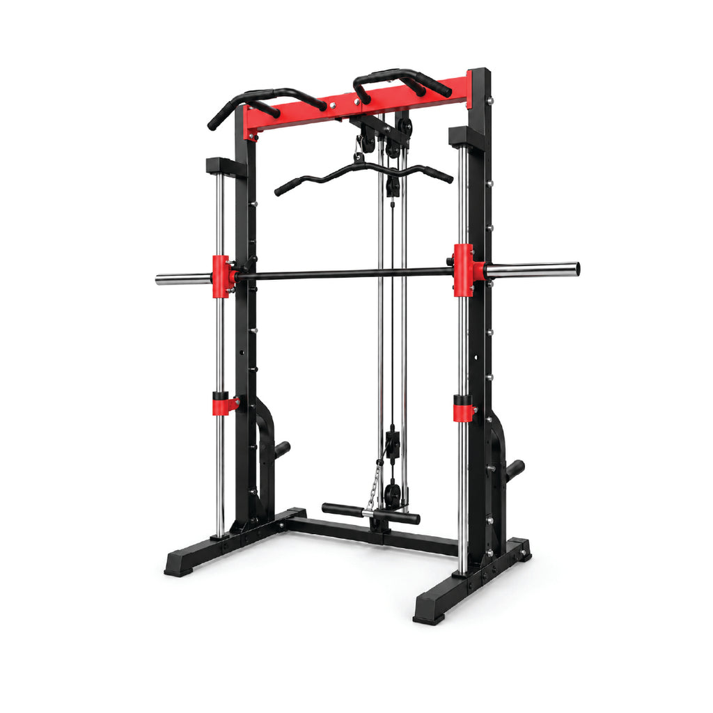Smith Machine Z1 with Lat Pulldown & Low Pulley | HAJEX