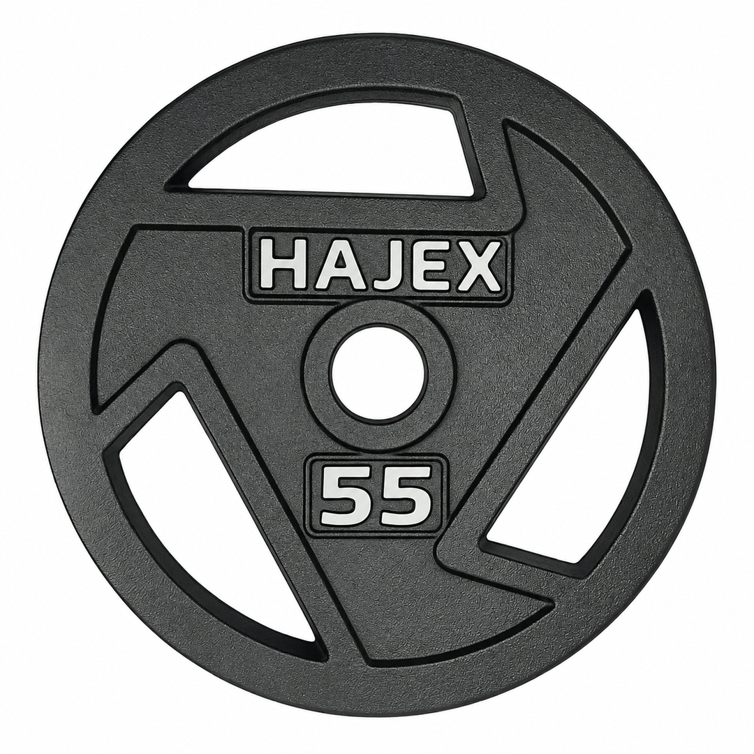 HAJEX Tri Grip Cast Iron Weight Plates