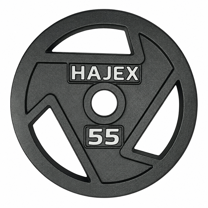 HAJEX Tri Grip Cast Iron Weight Plates