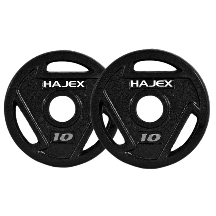 HAJEX Tri Grip Cast Iron Weight Plates